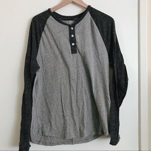 Gray Baseball Style shirt